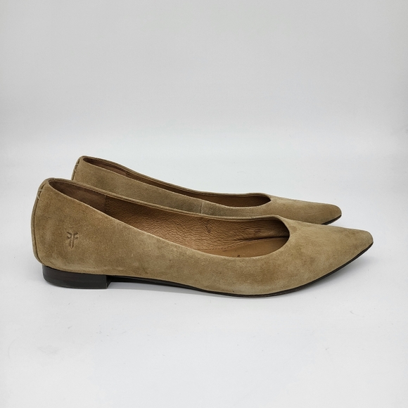 Frye Sienna Ballet Flats Suede Women's Shoes Size 9 - Picture 4 of 9